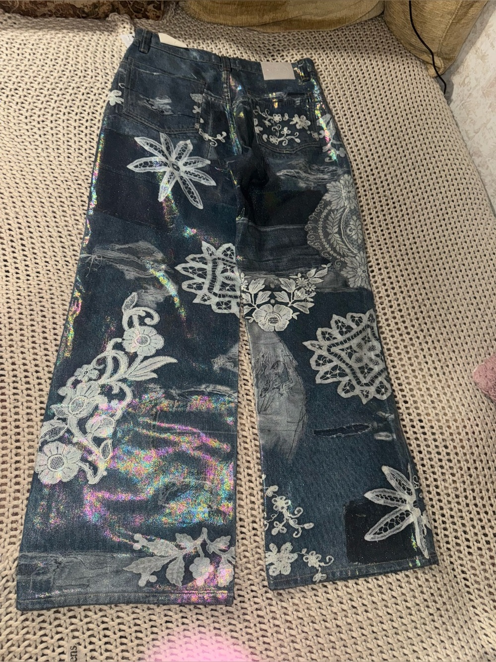 We The Free Tinsley Printed High-Rise Illusions Jeans - Picture 5 of 5
